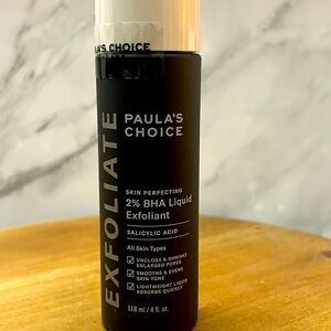 Paula’s Choice Exfoliate 2% BHA Liquid Exfoliant Full Size 4oz